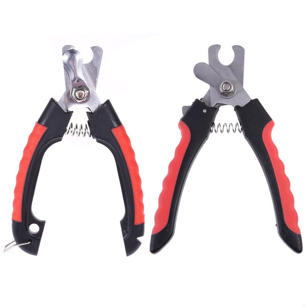Dog Nail Clippers for Dogs & Cats, Black, Animal Nail Scissors