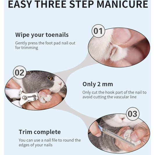 Pet Nail Clippers with Nail File