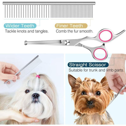 5 Pieces Dog Grooming Scissors