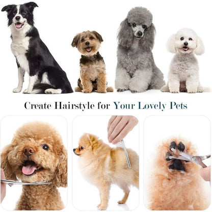 5 Pieces Dog Grooming Scissors