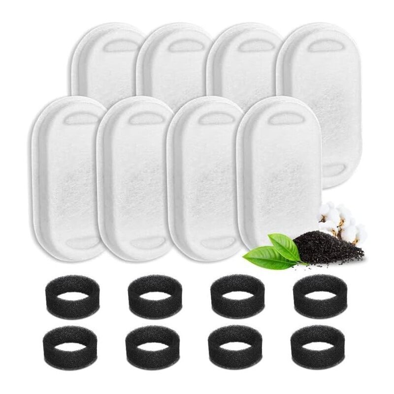 Cat Water Fountain Filters 16-Pack | Foam Sponge