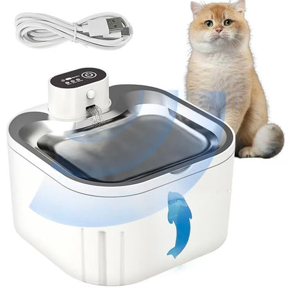 U7 Cat Water Fountain | 3L Wireless USB | Ultra Quiet