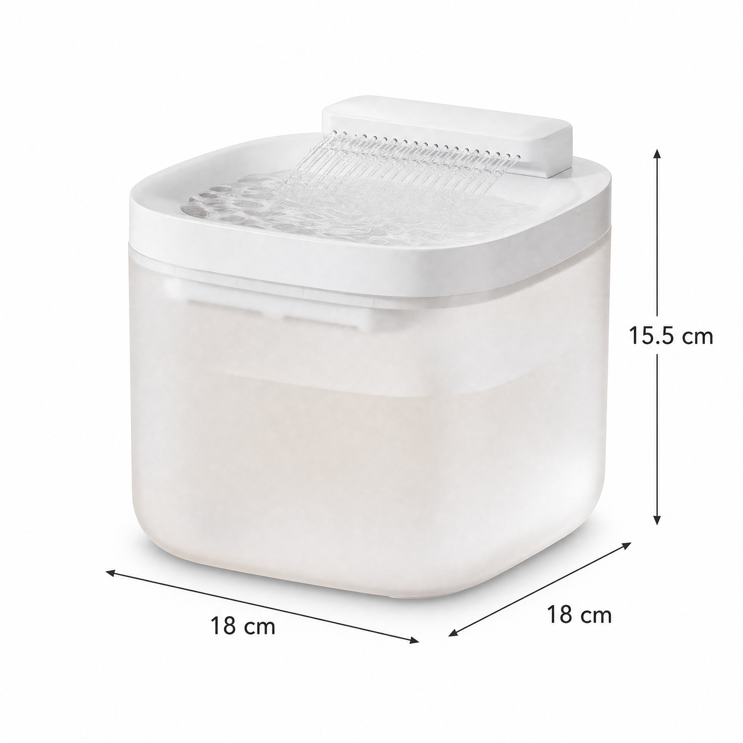 White Cat Water Fountain 3L Wired | 6 Filters Included