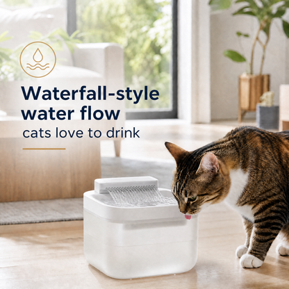 White Cat Water Fountain 3L Wired | 6 Filters Included