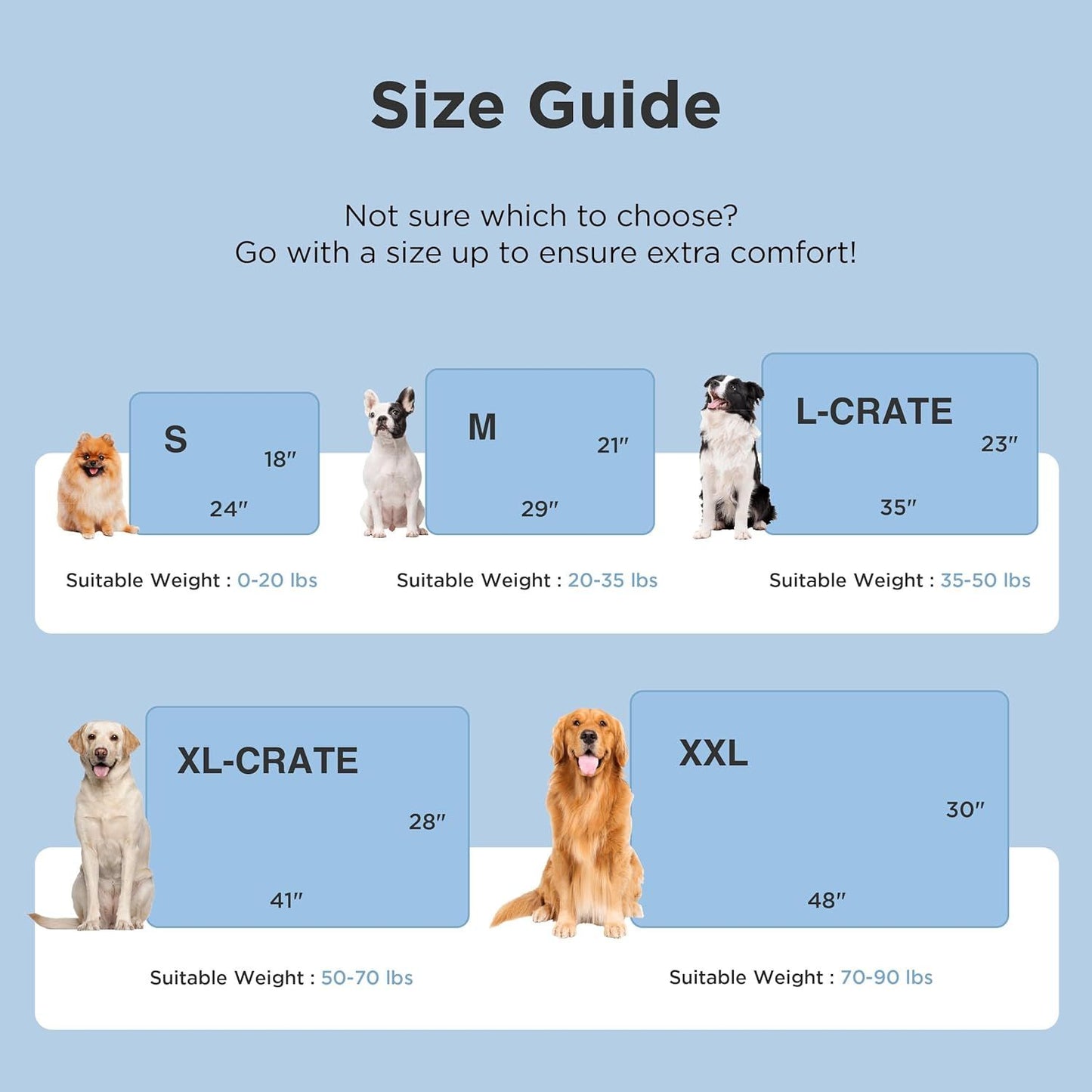Cooling Mat Medium Size Dog - Q-Max>0.4 Thin Breathable Cooling Crate