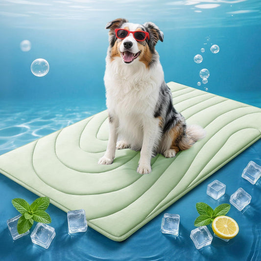Cooling Mat for Dogs, 48" x 28" Self-Cooling Dog Bed with Arc-Chill