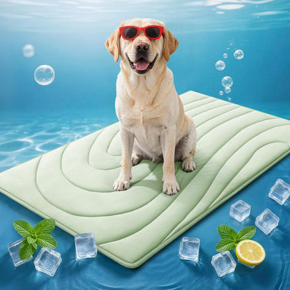 Cooling Mat for Dogs, 59" x 40" Self-Cooling Dog Bed with Arc-Chill