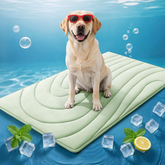 Cooling Mat for Dogs, 59" x 40" Self-Cooling Dog Bed with Arc-Chill