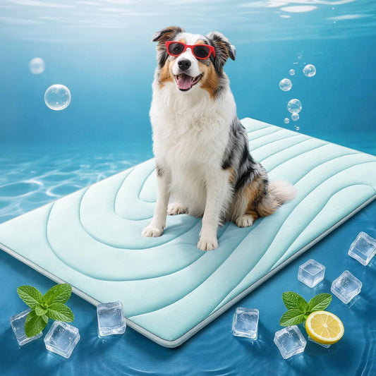 Cooling Mat for Dogs, 48"x28" Self-Cooling Pet Bed