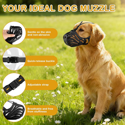 Dog Muzzle, Soft Breathable Dog Muzzles Suitable Dogs — XL