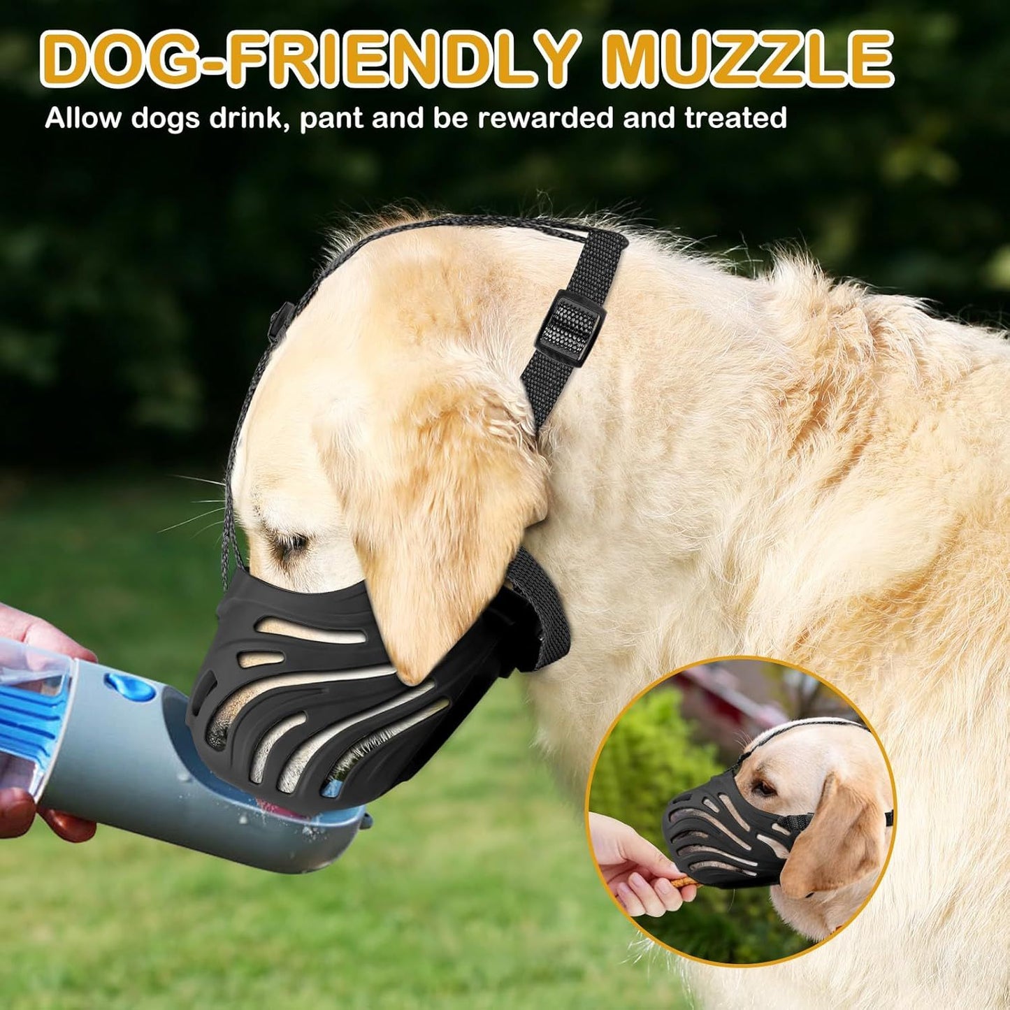 Dog Muzzle, Soft Breathable Dog Muzzles Suitable Dogs — XL