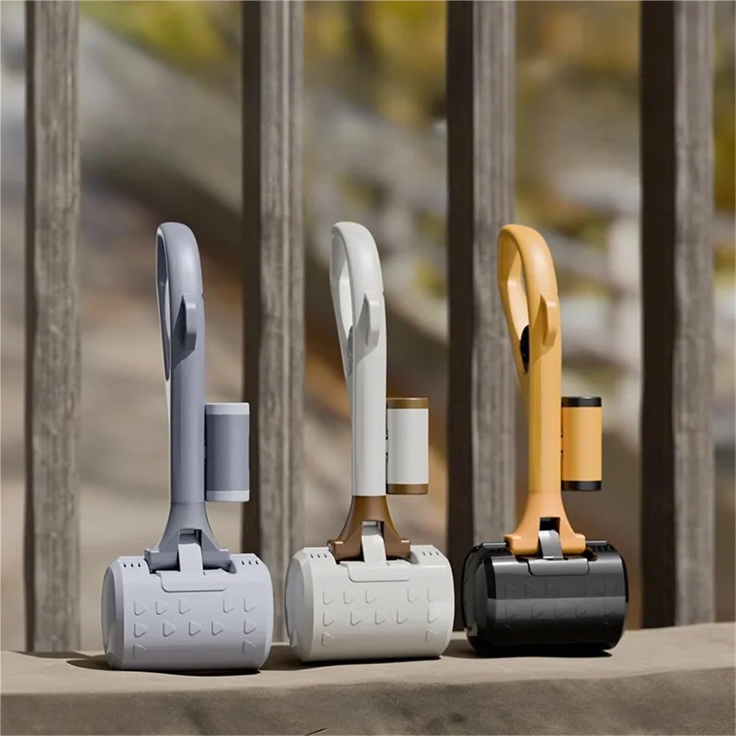 Long Steel Dog Poop Scoop 60cm | One-Handed Operation