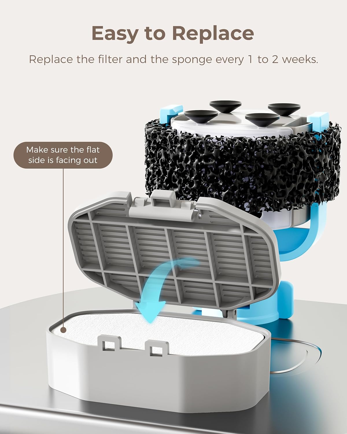 Cat Water Fountain Replacement Filters | 12 Pack