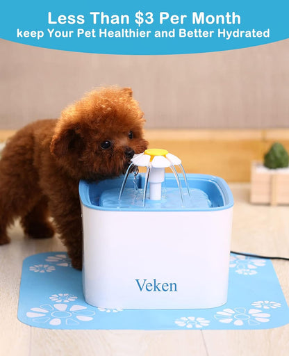 Pet Water Fountain Replacement Filters | 8 Pack
