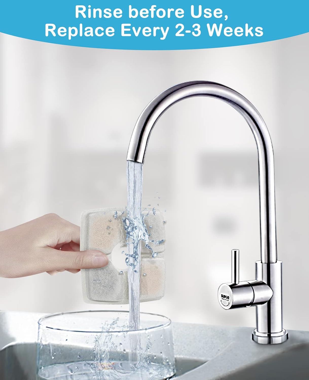 Pet Water Fountain Replacement Filters | 8 Pack