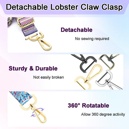 Swivel Snap Hook Clasp 4-Pack | for Pet Collars and Leads