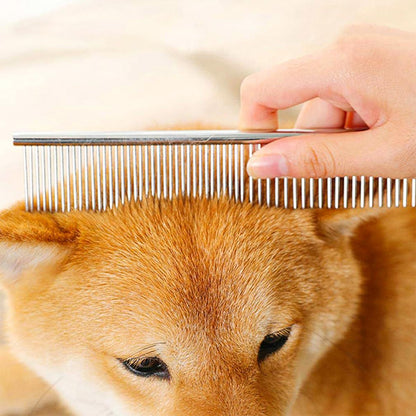 4 PCS Stainless Steel Pet Dematting Comb Set | Dogs & Cats