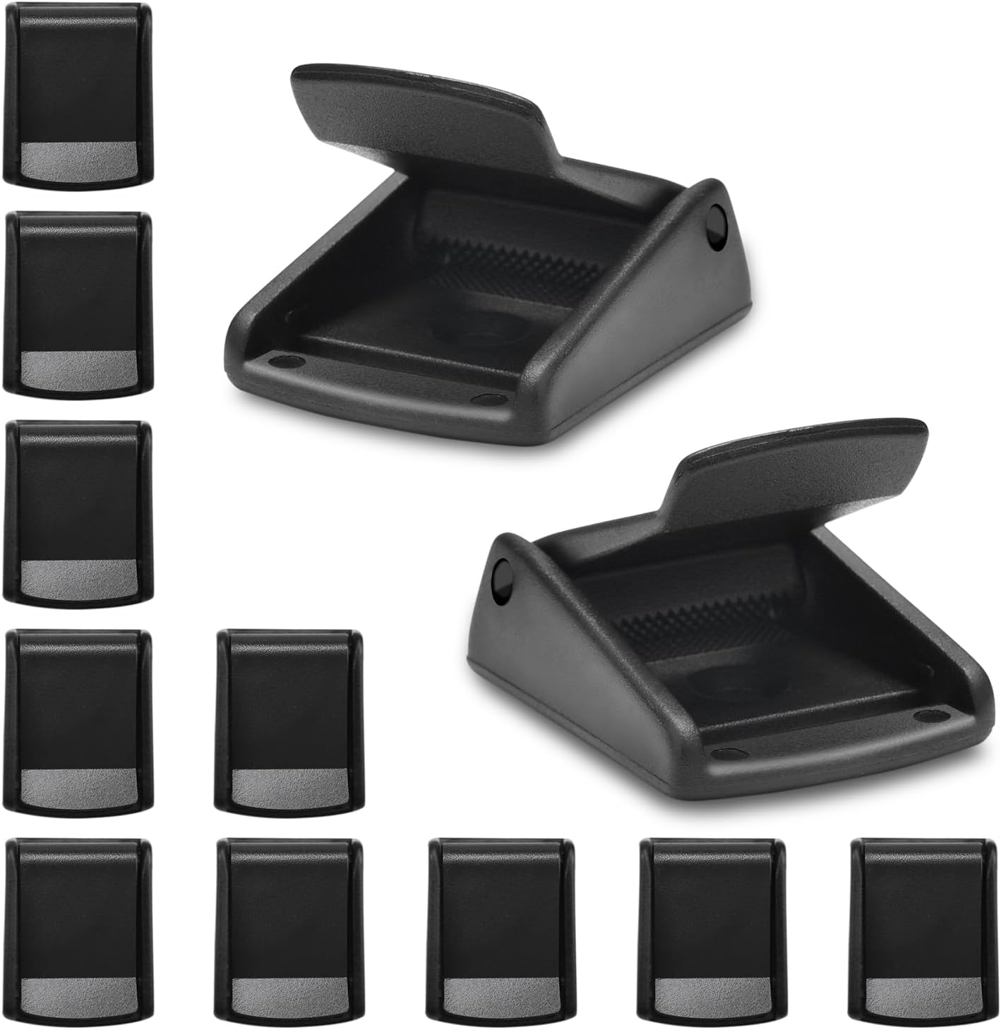 Plastic Cam Toggle Buckle 10-Pack | for Pet Vest and Harness