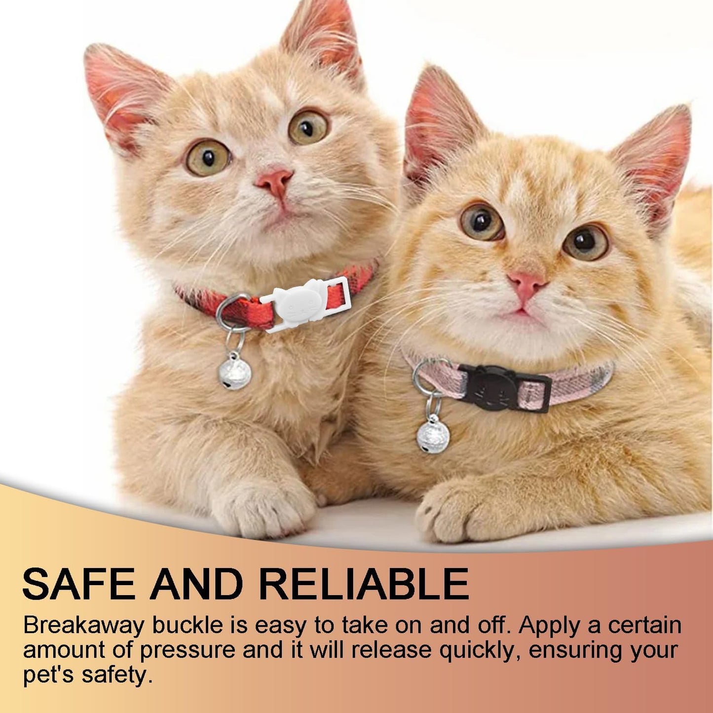 Cat Collar Breakaway Safety Clasp 25-Pack | Black