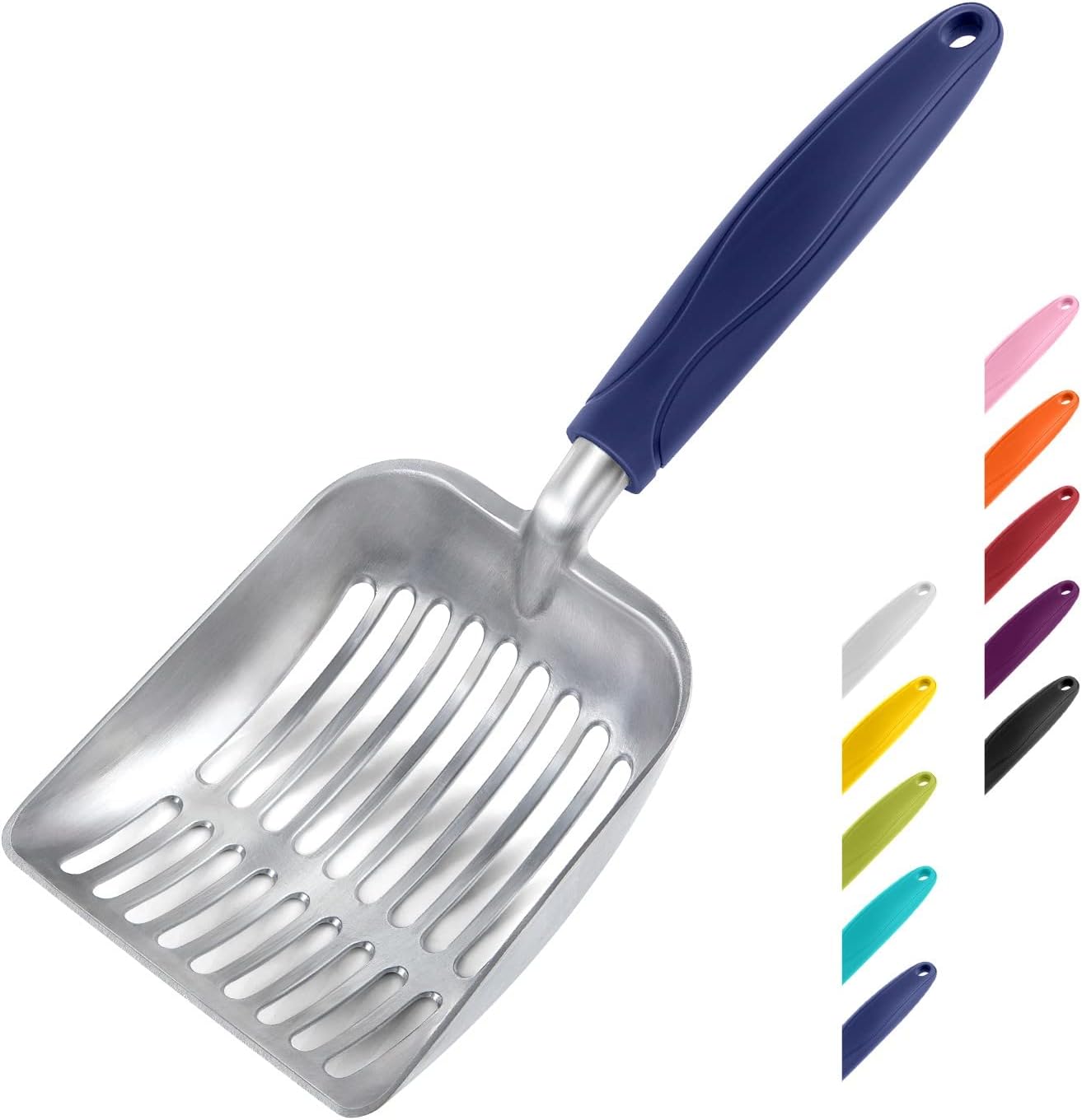 Cat Litter Scoop | Aluminum Alloy Sifter | Long Handle Deep Shovel