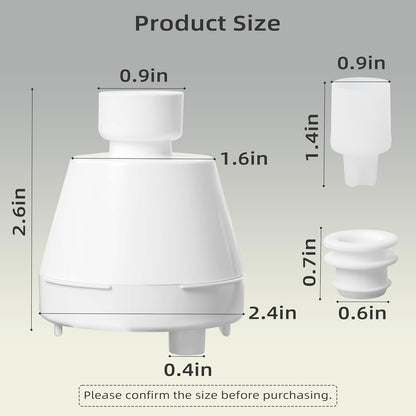 Cat Fountain Filter Housing and Silicone Nozzle Replacement Set
