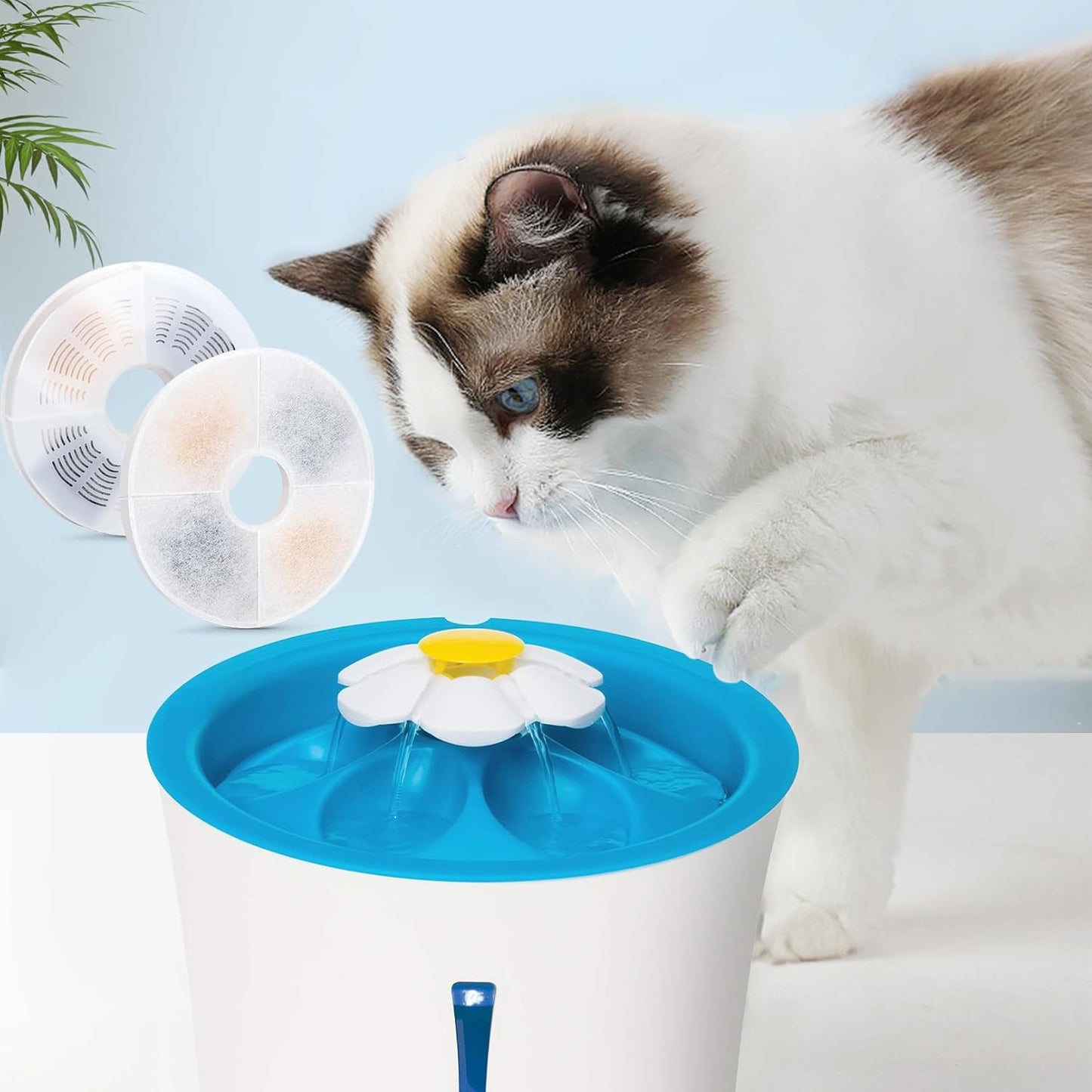 Cat Water Fountain Replacement Filters | 8 Pack