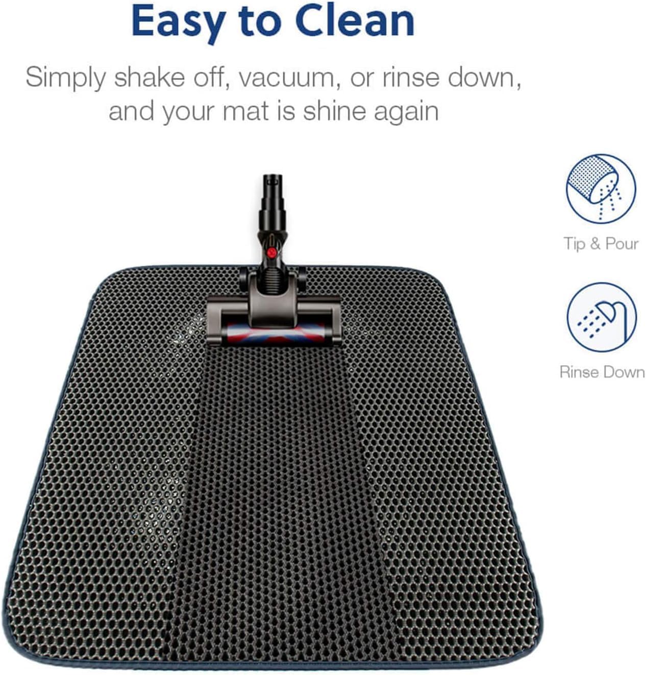 Cat Litter Trapping Mat | Honeycomb Double Layer | Waterproof
