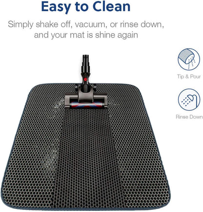 Cat Litter Trapping Mat | Honeycomb Double Layer | Waterproof