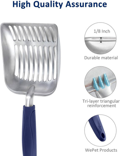Dual Size Cat Litter Scooper Combo Set | Easy Cleanup