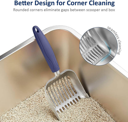 Dual Size Cat Litter Scooper Combo Set | Easy Cleanup