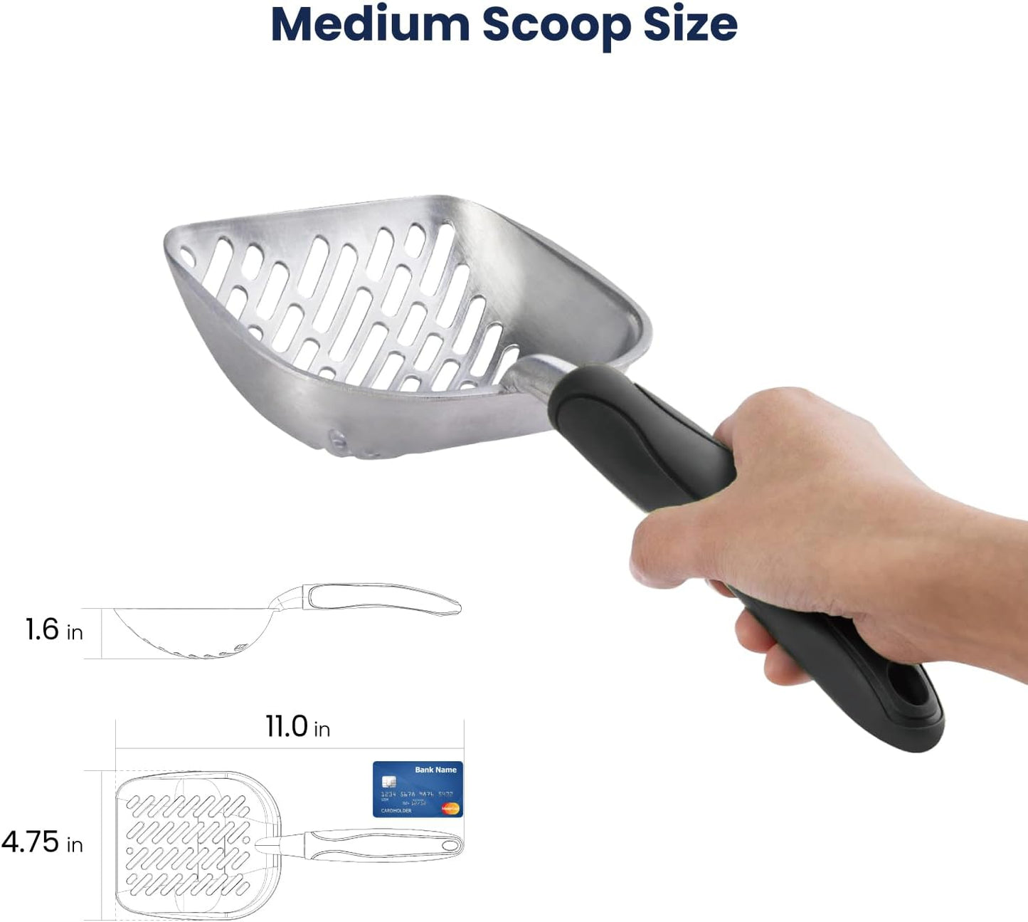 Dual Size Cat Litter Scooper Combo Set | Easy Cleanup