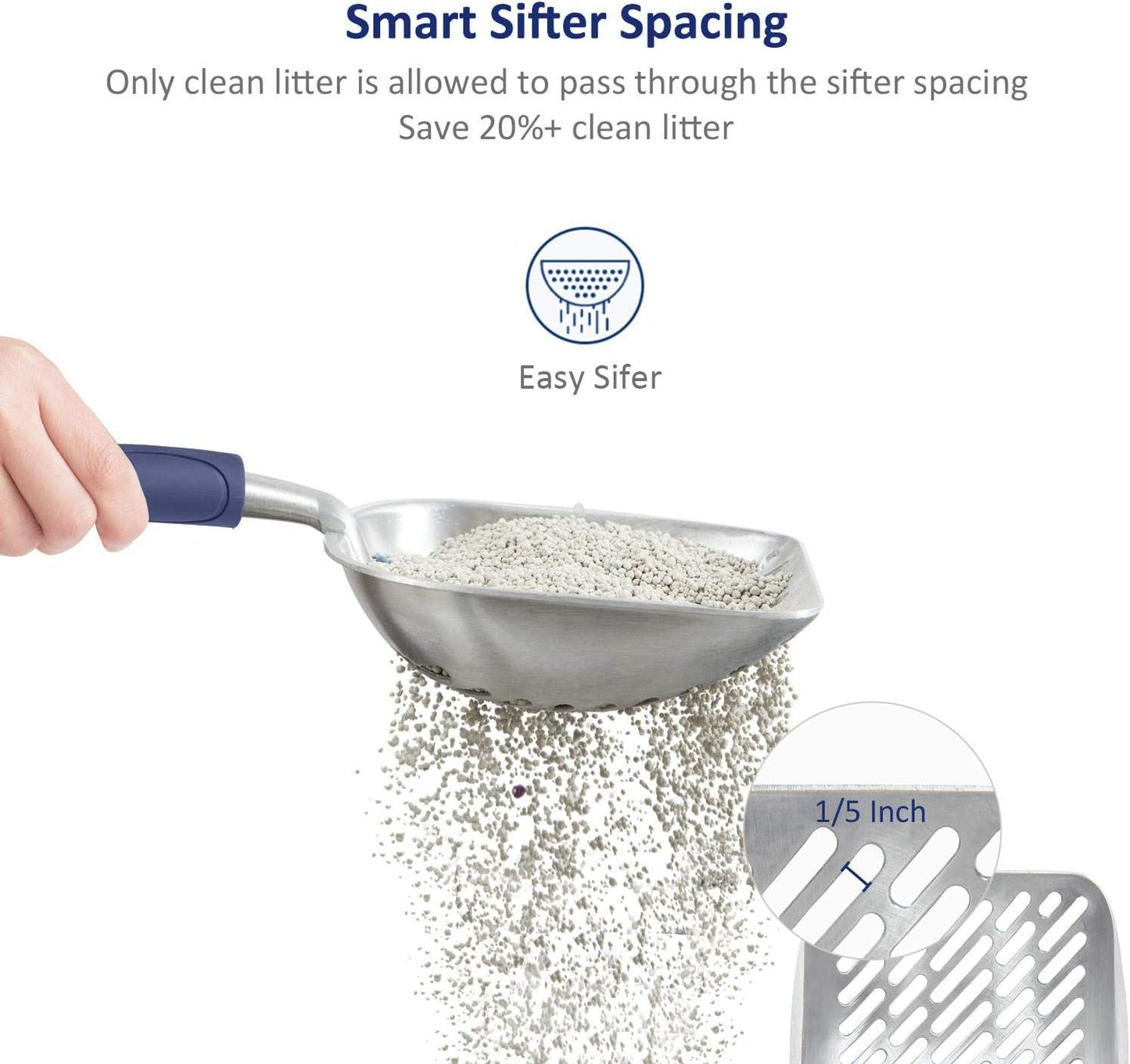 Premium Cat Litter Box and Shovel Set | Enclosed with Scoop