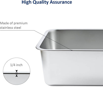 Premium Cat Litter Box and Shovel Set | Enclosed with Scoop