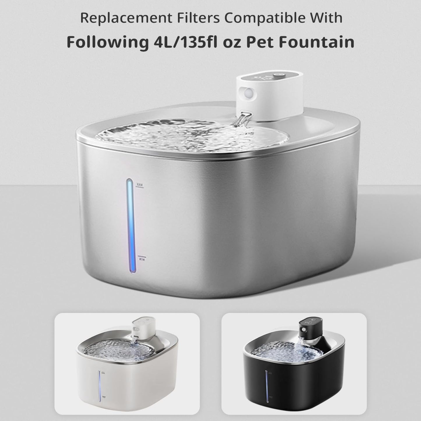 Cat Fountain Sponge Filter Replacement 12-Set
