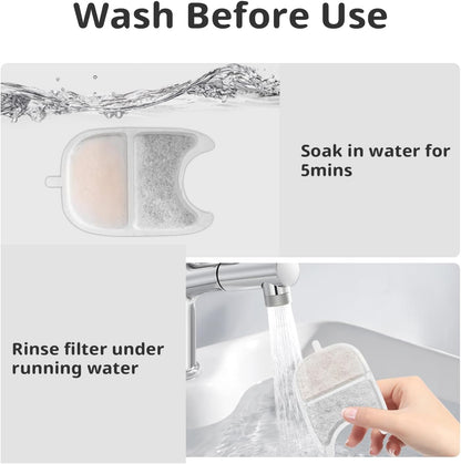 Cat Fountain Sponge Filter Replacement 12-Set