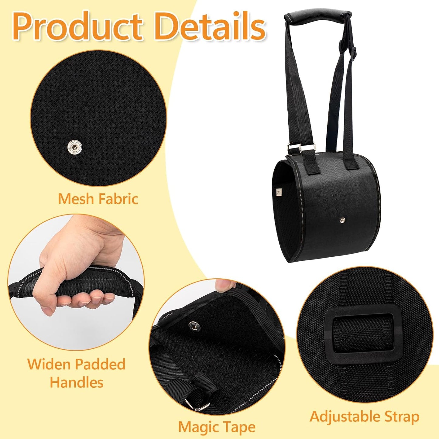 Dog Lift Harness Sling for Large Dogs | Rear Leg Support Mobility Aid