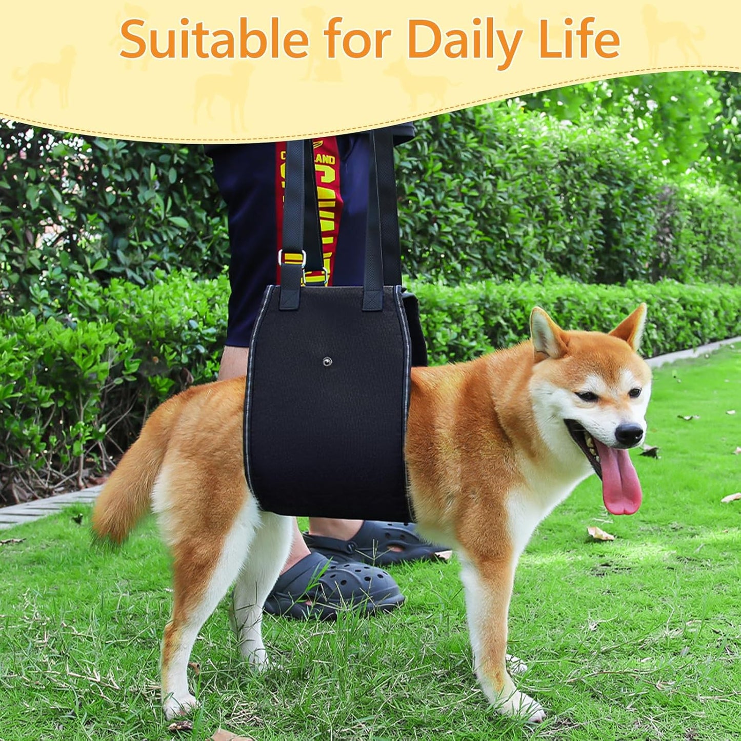 Dog Lift Harness Sling for Large Dogs | Rear Leg Support Mobility Aid