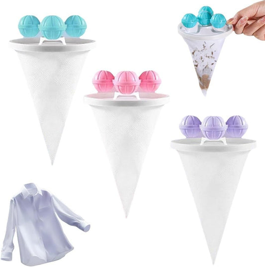 Laundry Pet Hair Remover Catcher | 3-Pack
