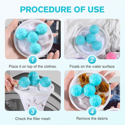 Laundry Pet Hair Remover Catcher | 3-Pack