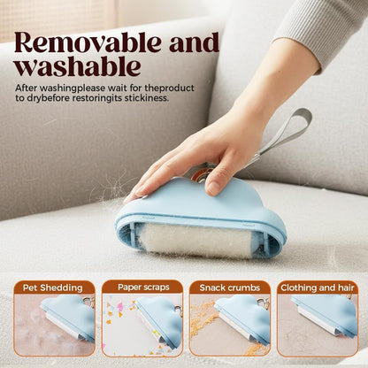 Portable Lint Roller for Pet Hair | Travel Size | 150 Sheets