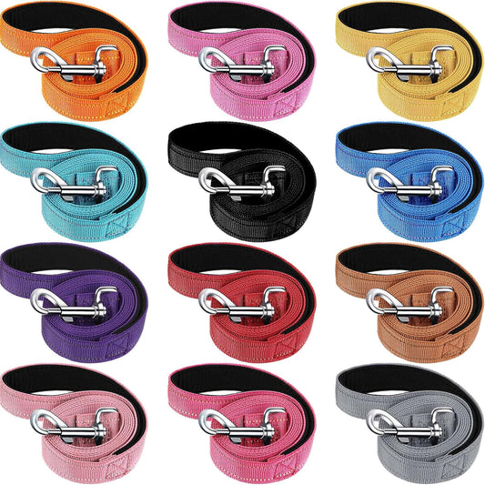 Reflective Dog Leash | Bulk 12 Pack | Padded Handle