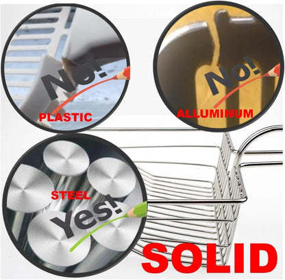 Metal Cat Litter Scoop with Holder | Non-Stick Sifter | 1+2pc Set
