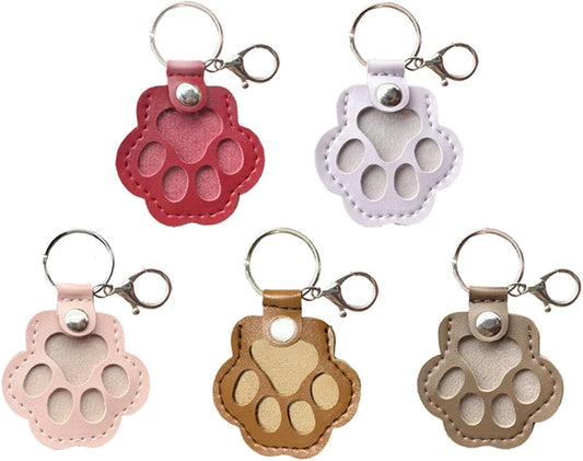 Dog & Cat Hair Memorial Keychain | Paw Charm | Fur Keepsake