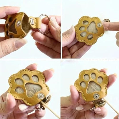 Dog & Cat Hair Memorial Keychain | Paw Charm | Fur Keepsake