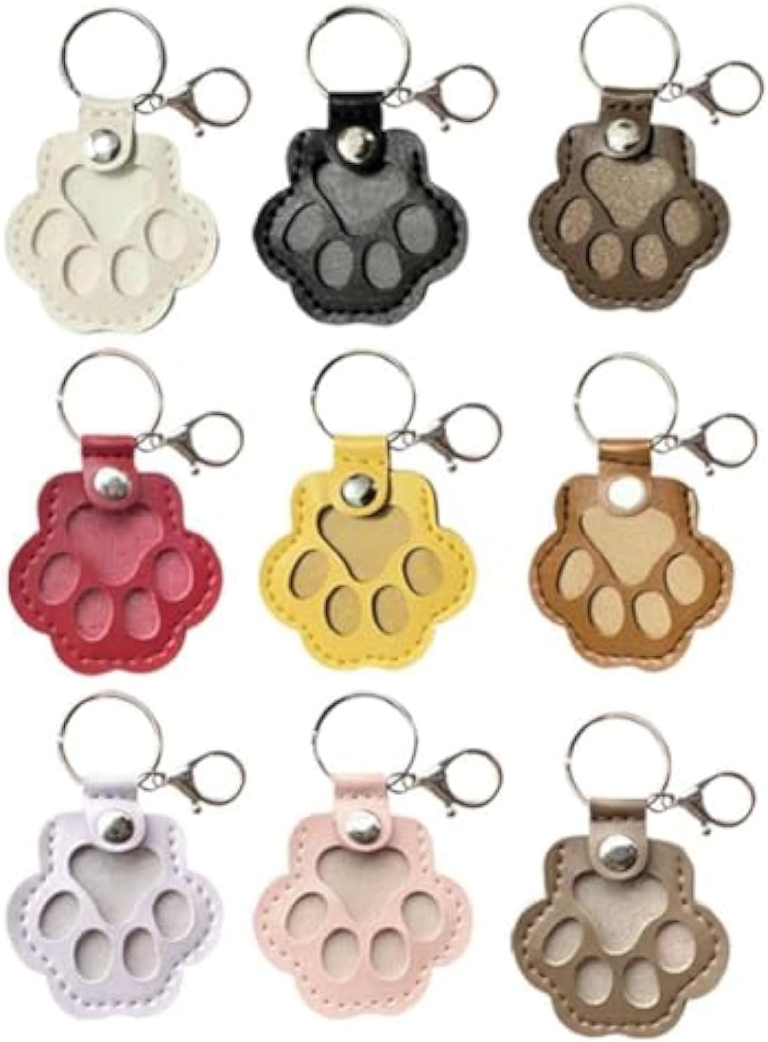 Dog & Cat Hair Memorial Keychain | Paw Charm | Fur Keepsake