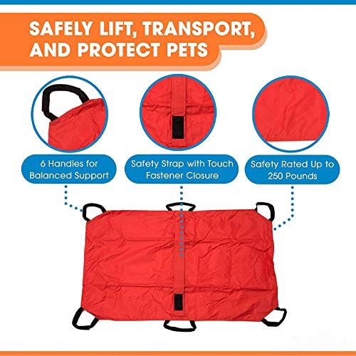 Dog Emergency Transport Stretcher | Safety Strap | 250lb Capacity