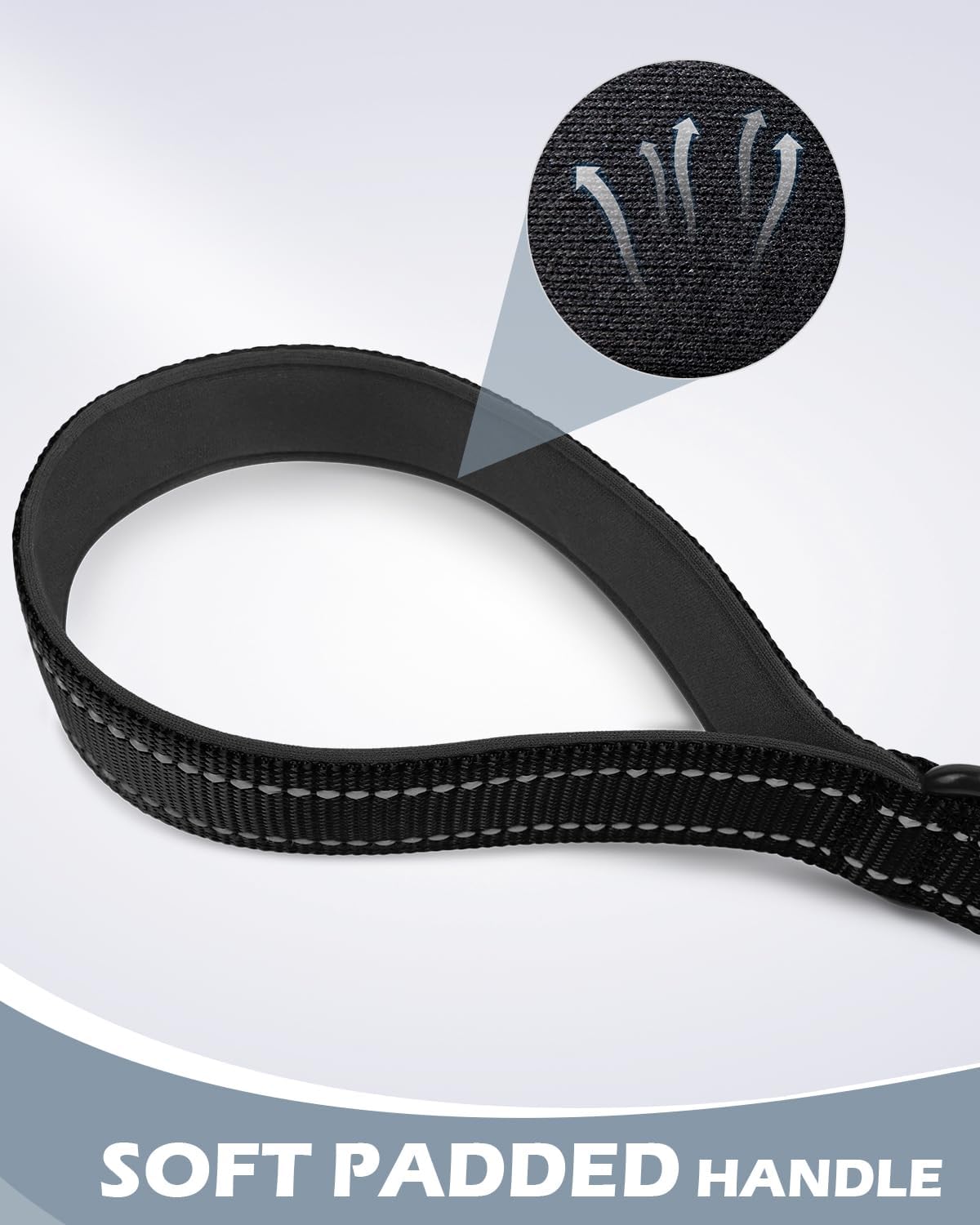 Short Traffic Control Dog Leash | 18 Inch | 1.2 Wide