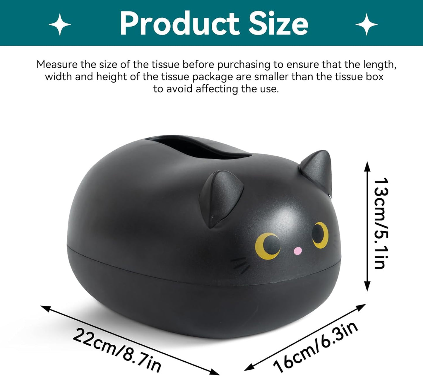 Cartoon Cat Tissue Dispenser | Toilet Paper Holder