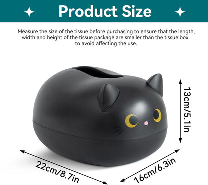Cartoon Cat Tissue Dispenser | Toilet Paper Holder
