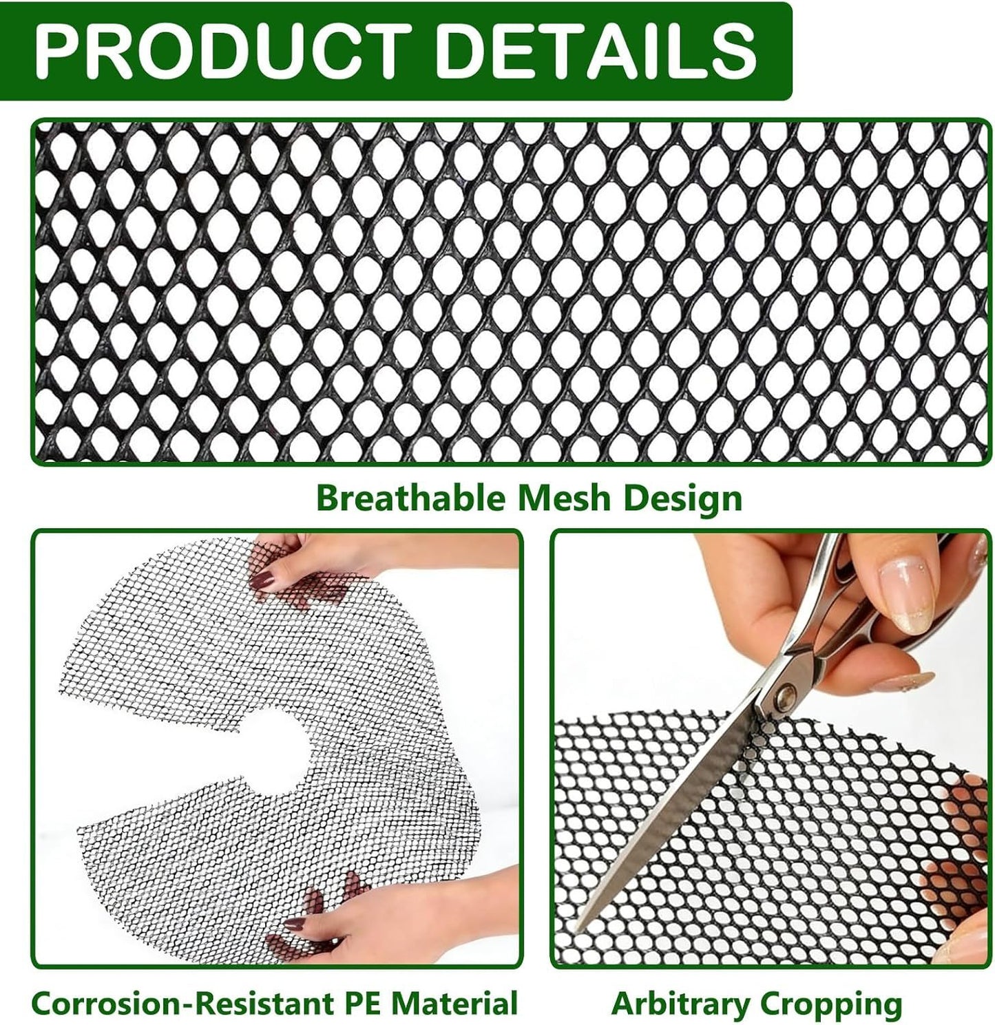 Cat-Proof Plant Pot Protective Cover Mesh 6-Pack | Soil Blocker | 30cm